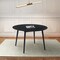 Armen Living Arcadia 48" Round Dining Table in Black Wood LCARDIBL48 - alternate 4